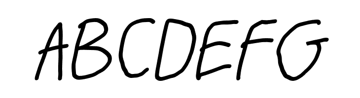 Big Writer Italic  Free Fonts Download