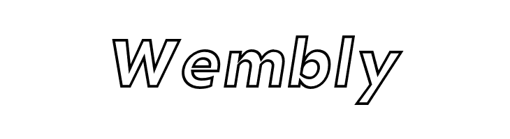 Rain Outline Italic  Free Fonts Download