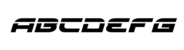 Battlefield Laser Italic  Free Fonts Download