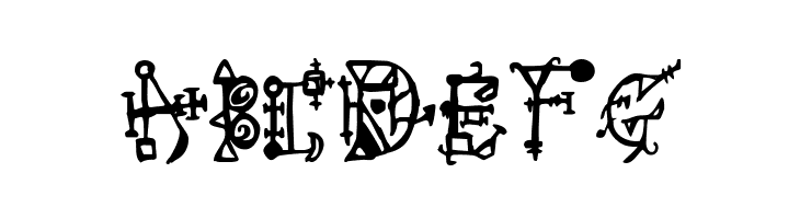 Wiqued T  Free Fonts Download