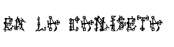 Wiqued T  Free Fonts Download