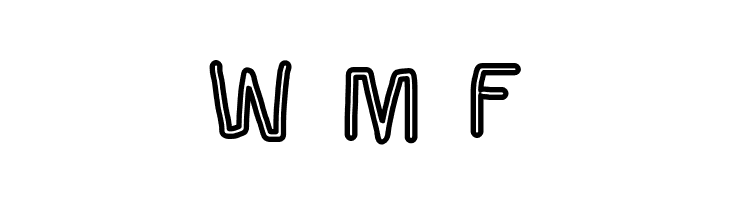 Electronic Outline  Free Fonts Download