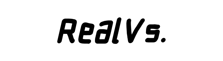 Electronic UltraThick Italic  Free Fonts Download