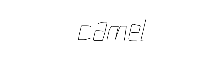 Electronic UltraThin Italic  Free Fonts Download