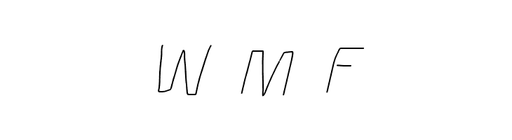 Electronic ExtraThin Italic  Free Fonts Download