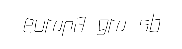 Electronic ExtraThin Italic  Free Fonts Download