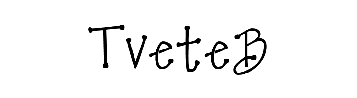 TveteB Desiree's Cool Dots Font