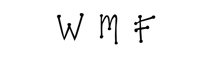 Desiree's Cool Dots  Free Fonts Download
