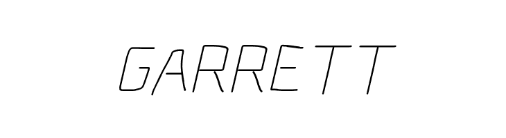 Electronic ExtraLight Italic  Free Fonts Download