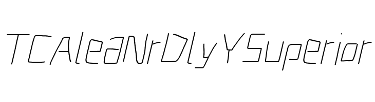 Electronic ExtraLight Italic  Free Fonts Download