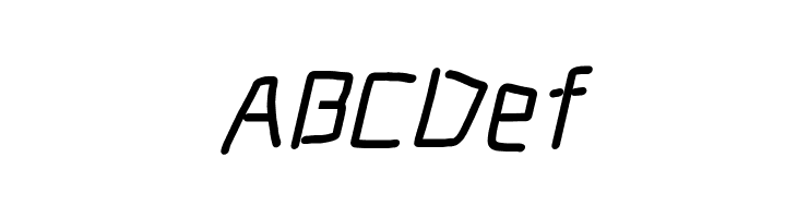 Electronic Bold Italic  Free Fonts Download