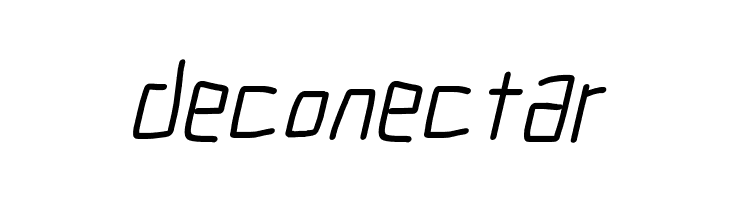 Electronic Italic  Free Fonts Download