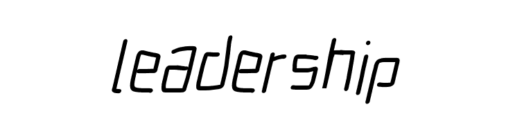 Electronic Italic  Free Fonts Download