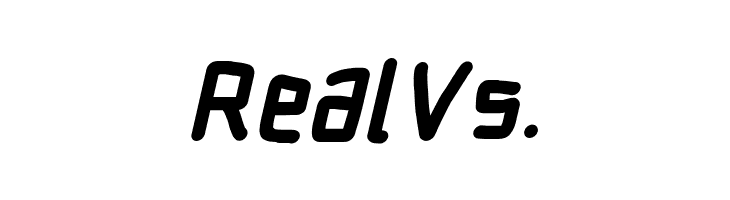 Electronic Thick Italic  Free Fonts Download