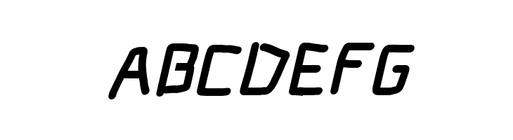 Electronic UltraBlack Italic  Free Fonts Download