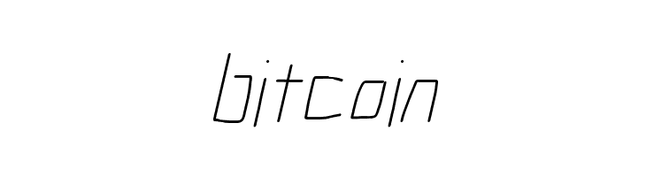 Electronic Light Italic  Free Fonts Download