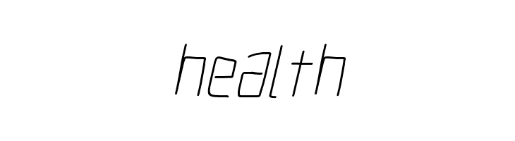 Electronic Light Italic  Free Fonts Download