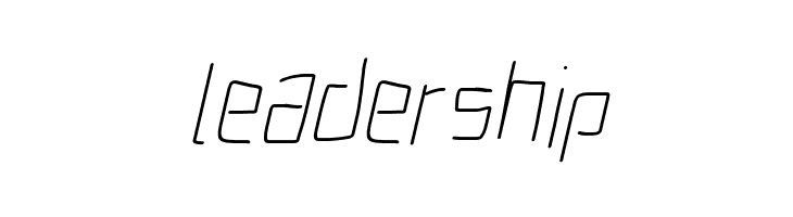 Electronic Light Italic  Free Fonts Download