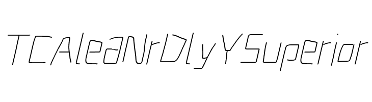 Electronic Thin Italic  Free Fonts Download