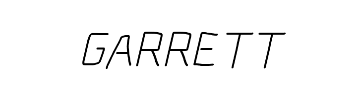 Electronic SemiLight Italic  Free Fonts Download