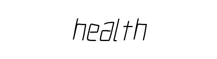 Electronic SemiLight Italic  Free Fonts Download