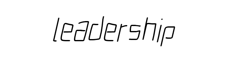 Electronic SemiLight Italic  Free Fonts Download