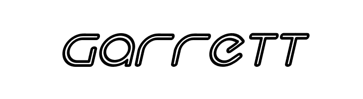 Hi. Outline Oblique  Free Fonts Download