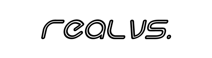 Hi. Outline Oblique  Free Fonts Download