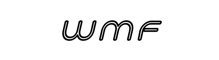 Hi. Outline Oblique  Free Fonts Download