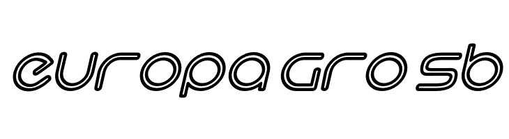 Hi. Outline Oblique  Free Fonts Download