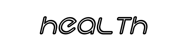 Hi. Outline Oblique  Free Fonts Download