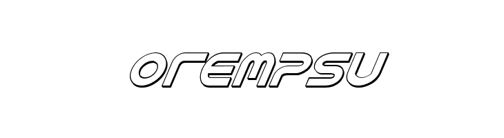 Yukon Tech Shadow Italic  Free Fonts Download