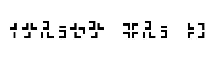 321 kana  Free Fonts Download