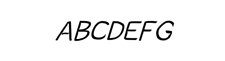 SolarCharger 352 Light Oblique  Free Fonts Download