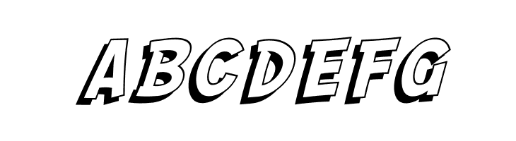 SF Comic Script Shaded  Free Fonts Download