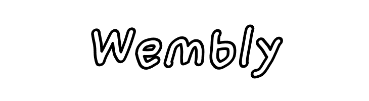 Loogie Hawk Outline Oblique  Free Fonts Download