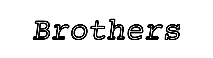 Mechanical Outline Oblique  Free Fonts Download