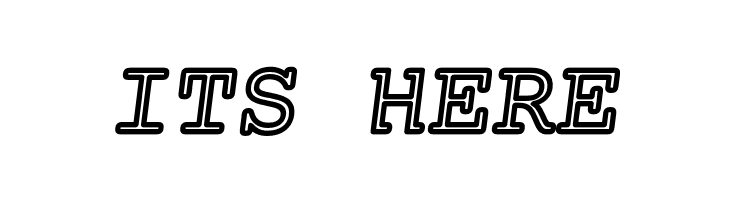 Mechanical Outline Oblique  Free Fonts Download