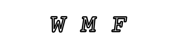 Mechanical Outline Oblique  Free Fonts Download