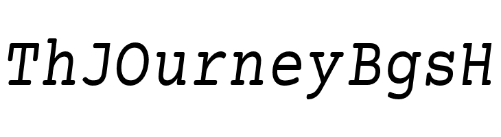 Mechanical Condensed Oblique  Free Fonts Download