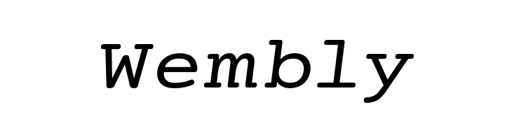 Mechanical Extended Oblique  Free Fonts Download