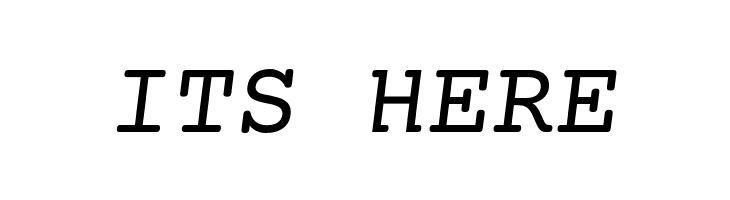 Mechanical Oblique  Free Fonts Download