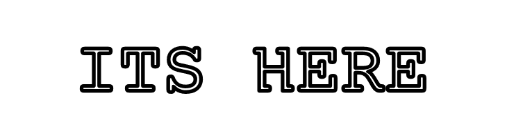Mechanical Outline  Free Fonts Download