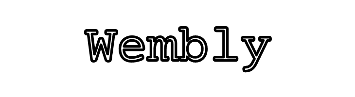 Mechanical Outline  Free Fonts Download