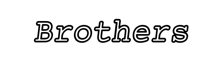 Mechanical Bold Outline Oblique  Free Fonts Download