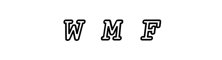 Mechanical Bold Outline Oblique  Free Fonts Download