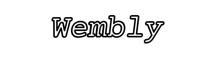 Mechanical Bold Outline Oblique  Free Fonts Download