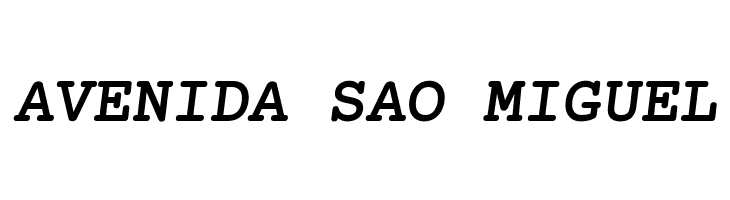 Mechanical Bold Oblique  Free Fonts Download