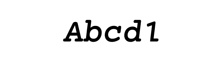 Abcd1 Mechanical Bold Oblique Font