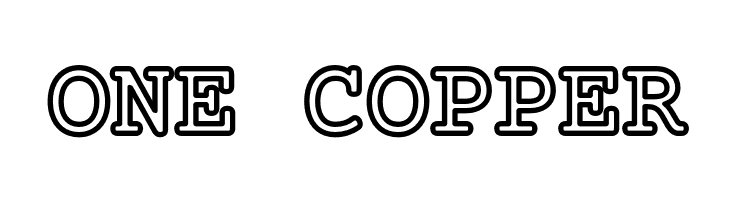 Mechanical Bold Outline  Free Fonts Download